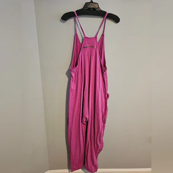 Free People Hot Shot Onesie In Magenta Disco | Small - Picture 3 of 3